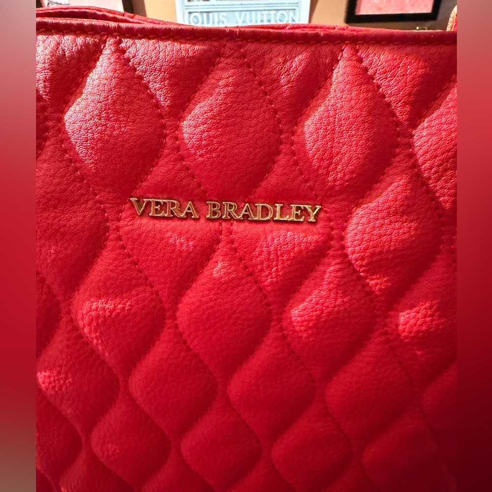 Vera Bradley Ella Quilted Leather Tote - Picture 4 of 10